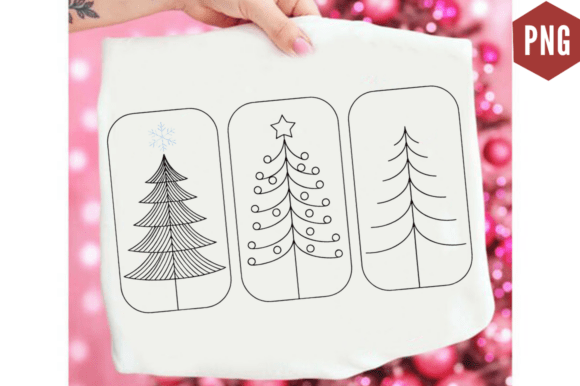 Download Boho Christmas Trees Clipart Sublimation - Premium Resources
